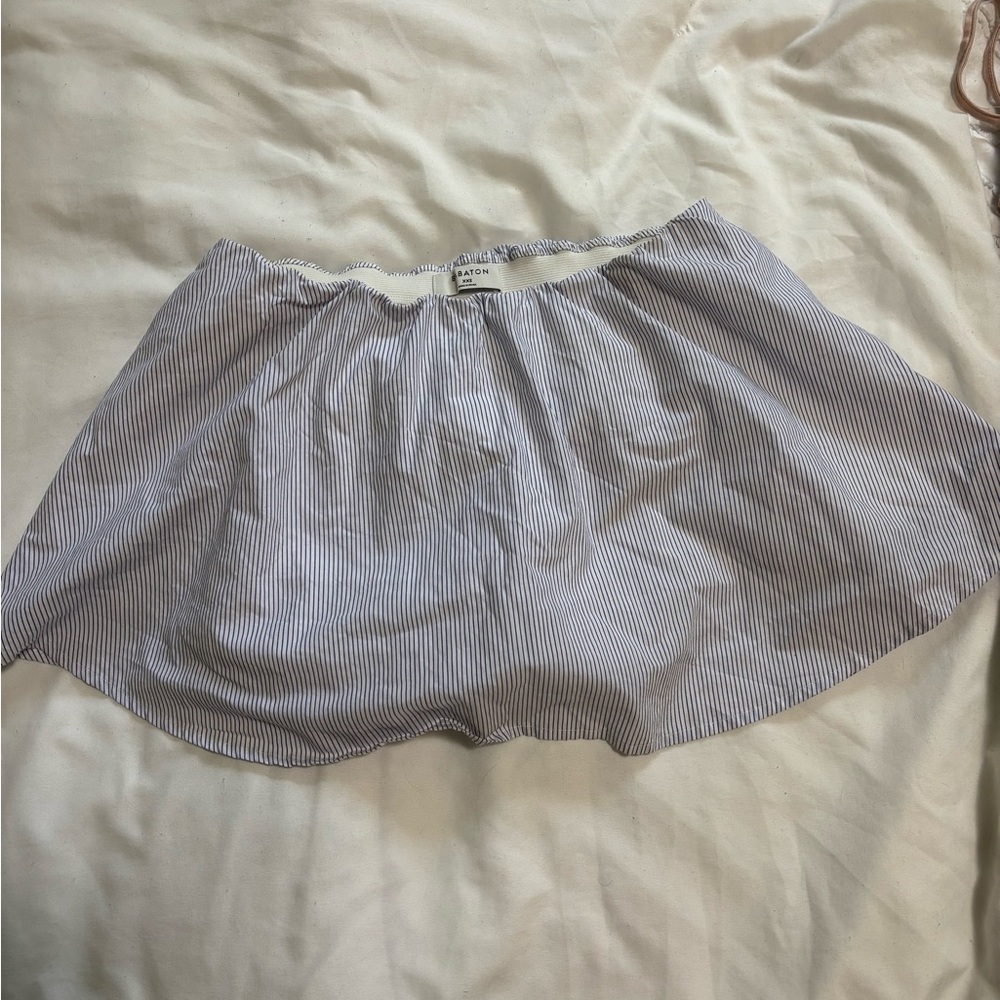 Babaton Blue and White Striped top
